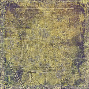 Grunge antika çerçeve, vintage tarzı arka plan. Farklı renk desen ile