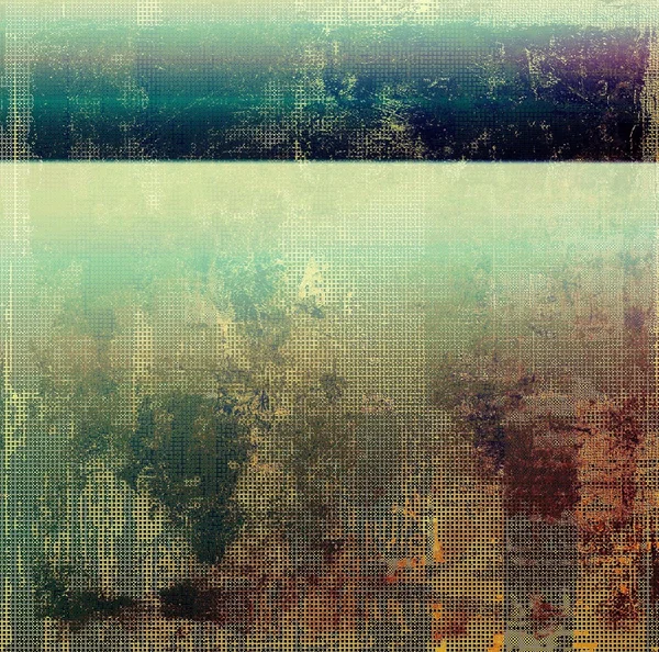 Textura grunge em estilo antigo, fundo envelhecido com decoração criativa e padrões de cores diferentes — Fotografia de Stock