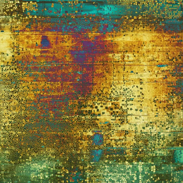 Composição de design retro abstrato. Fundo elegante grunge ou textura com padrões de cores diferentes — Fotografia de Stock