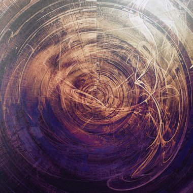 Eski stil, arka plan ile yaratıcı dekor ve farklı renk desen doku