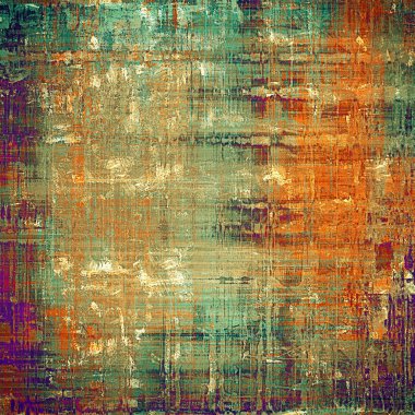 Eski stil, arka plan ile yaratıcı dekor ve farklı renk desen doku