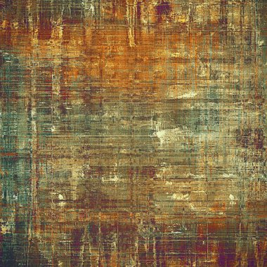 Eski stil, arka plan ile yaratıcı dekor ve farklı renk desen doku