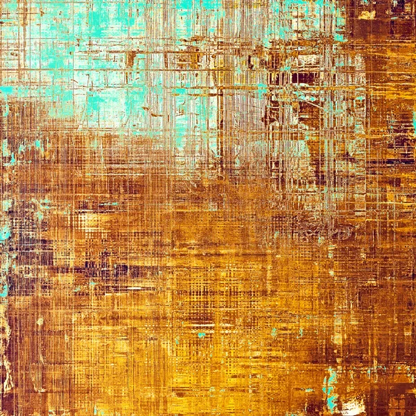 Grunge texture in stile antico, sfondo invecchiato con decorazioni creative e diversi modelli di colore — Foto Stock