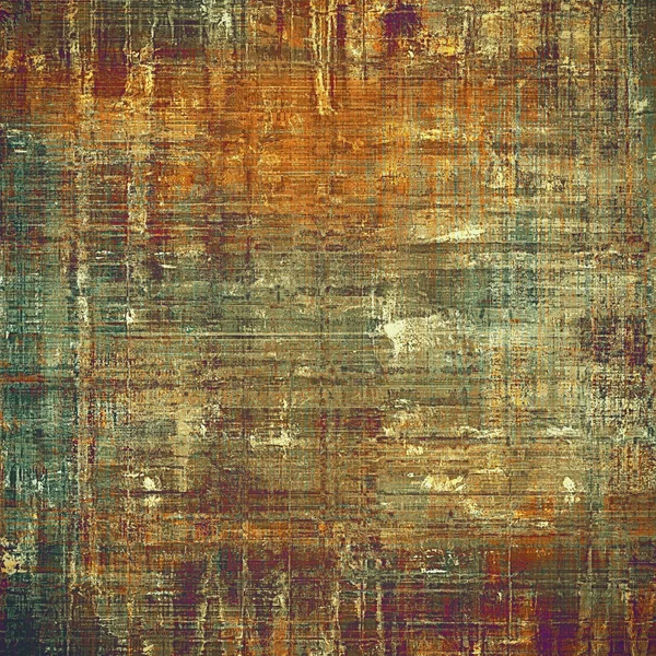 Grunge texture in stile antico, sfondo invecchiato con decorazioni creative e diversi modelli di colore — Foto Stock