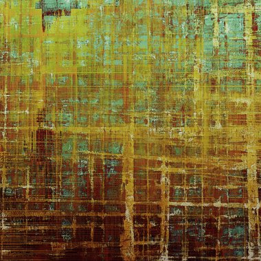 Kirli pasaklı doku veya yerleşimi ve farklı renk desen ile antika arka plan