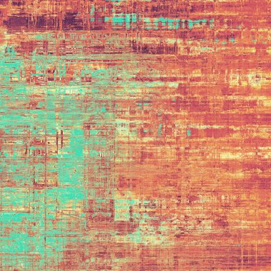 Kirli pasaklı doku veya yerleşimi ve farklı renk desen ile antika arka plan
