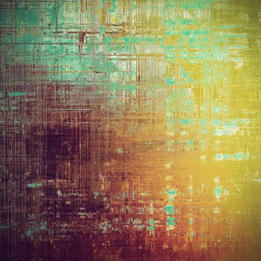 Kirli pasaklı doku veya yerleşimi ve farklı renk desen ile antika arka plan