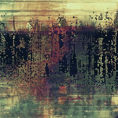 Doku yırtık pırtık grunge kaplaması ile sıkıntılı. Buruşuk arka plan veya zemin ile farklı renk desen