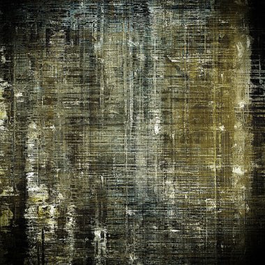 Dekoratif kompozisyon veya dokulu grunge öğeleri ve farklı renk desen vintage şablonu tasarlanmış eski stil