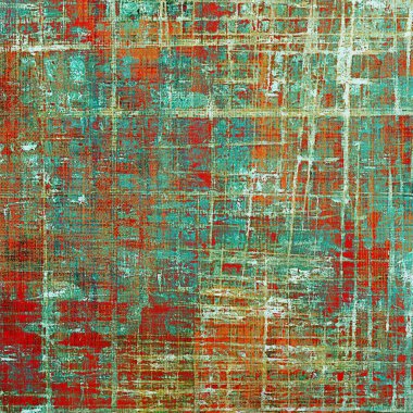 Dekoratif kompozisyon veya dokulu grunge öğeleri ve farklı renk desen vintage şablonu tasarlanmış eski stil