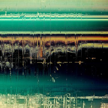 Dekoratif kompozisyon veya dokulu grunge öğeleri ve farklı renk desen vintage şablonu tasarlanmış eski stil