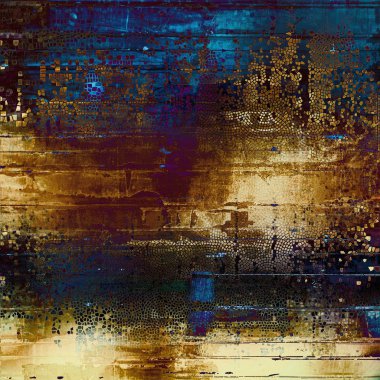 Grunge arka plan ile narin doku yaşlı. Antik zemin retro vintage öğeler ve farklı renk desen ile