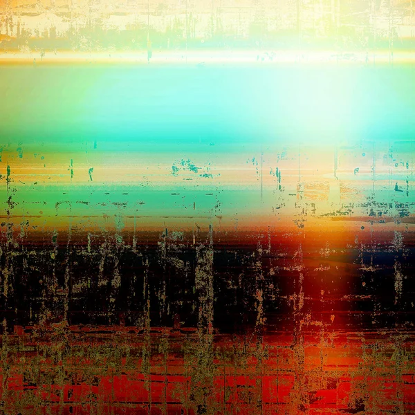 Dekoratif kompozisyon veya dokulu grunge öğeleri ve farklı renk desen vintage şablonu tasarlanmış eski stil