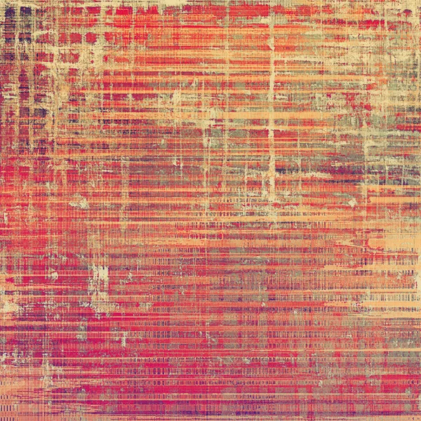 Поврежденная ретро-текстура с элементами гранж-стиля и различными цветовыми узорами — стоковое фото