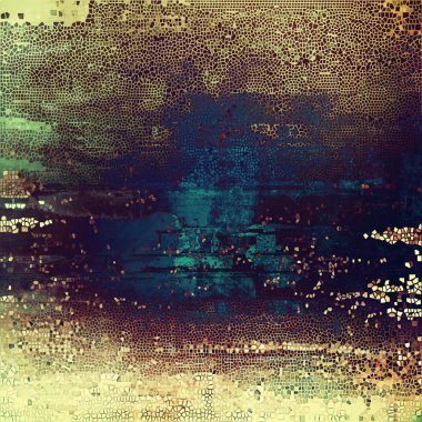 Grunge stil öğeleri ve farklı renk desen Retro doku zarar