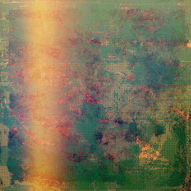 Vintage şablonu veya arka plan aşınmış doku, antika dekoru ve farklı renk desen