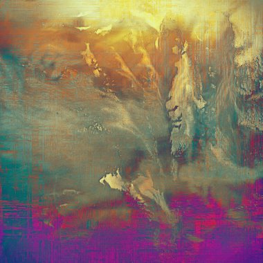 Grunge tasarım kompozisyon eski vintage doku üzerinde. Farklı renk desenleri ile yaratıcı arka plan