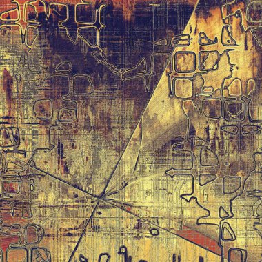 Grunge tasarım kompozisyon eski vintage doku üzerinde. Farklı renk desenleri ile yaratıcı arka plan