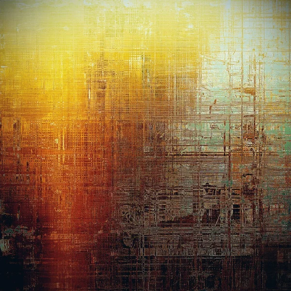 Ročník ve věku textura, starý poškrábaný pozadí. Různé barevné vzory — Stock fotografie