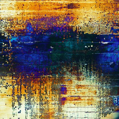 Retro grunge antika arka plan veya yıpranmış antika doku ile farklı renk desen