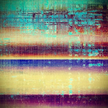 Retro grunge antika arka plan veya yıpranmış antika doku ile farklı renk desen