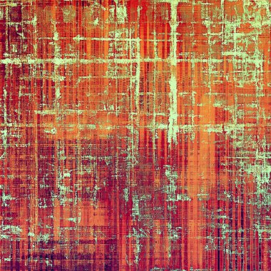 Eski okul öğeleri dokulu grunge arka plan üzerinde. Farklı renk desen ile