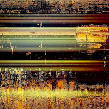 Eski okul öğeleri dokulu grunge arka plan üzerinde. Farklı renk desen ile