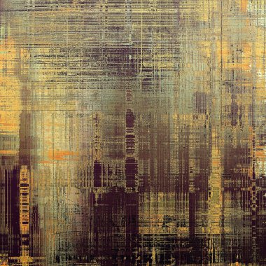 Eski okul öğeleri dokulu grunge arka plan üzerinde. Farklı renk desen ile