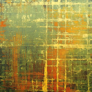 Vintage doku, eski stil çerçeve dekorasyon grunge grafik öğeleri ve farklı renk desen