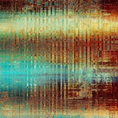 Vintage tarzı ve farklı renk desen eski püskü doku ile yaşlı grunge grafik arka plan