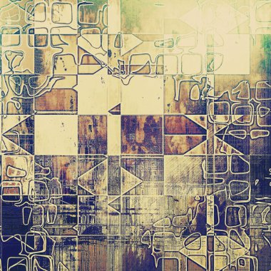 Retro arka plan, antika doku soyut vintage tasarım kompozisyon için. Farklı renk desen ile