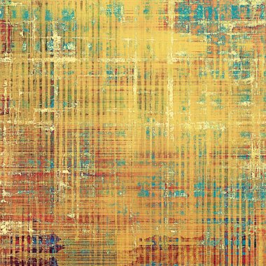 Renkli arka plan dokulu. Zemin grunge tarzı antika tasarım öğeleri ve farklı renk desen