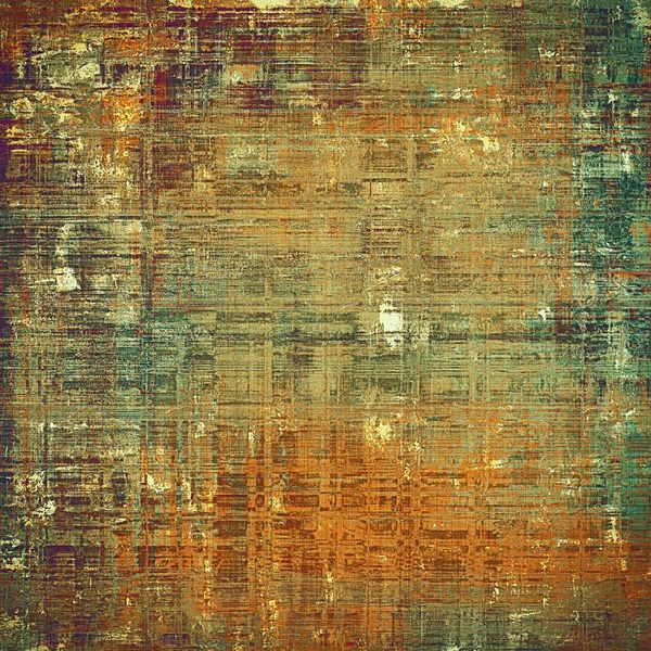 Fundo gráfico grunge envelhecido com textura frágil em estilo vintage e padrões de cores diferentes — Fotografia de Stock