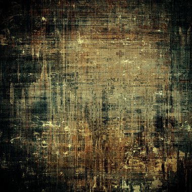 Vintage tarzı tasarım öğeleri, çizik doku ve farklı renk desen Retro arka plan