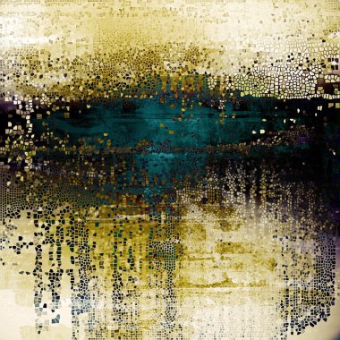 Vintage tarzı tasarım öğeleri, çizik doku ve farklı renk desen Retro arka plan