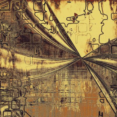 Eski stil, arka plan ile yaratıcı dekor ve farklı renk desen doku