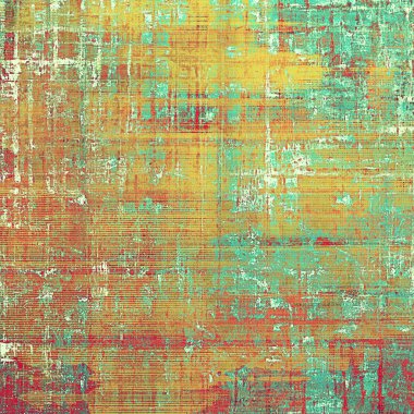 Eski stil, arka plan ile yaratıcı dekor ve farklı renk desen doku