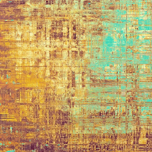 Arte grunge fundo, estilo vintage texturizado quadro. Com padrões de cores diferentes — Fotografia de Stock