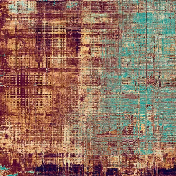 Fondo grunge abstracto o textura envejecida. Fondo de la vieja escuela con sensación vintage y diferentes patrones de color —  Fotos de Stock