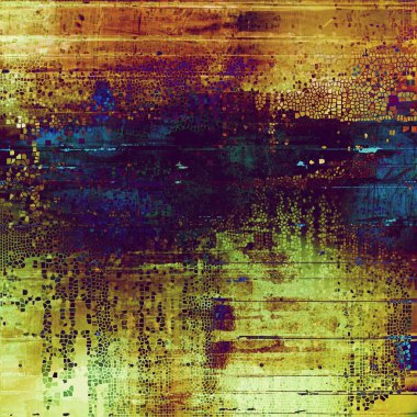 Retro grunge antika arka plan veya yıpranmış antika doku ile farklı renk desen