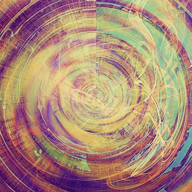 Retro grunge antika arka plan veya yıpranmış antika doku ile farklı renk desen