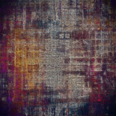 Retro grunge antika arka plan veya yıpranmış antika doku ile farklı renk desen