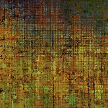 Yaratıcı vintage yüzey dokusunu, grunge arka plan kompozisyon yakından. Farklı renk desen ile