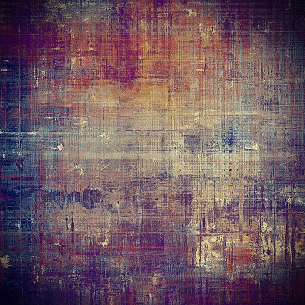 グランジ傷がさまざまなカラー パターンで抽象的なビンテージ スタイルのテクスチャ背景 — ストック写真