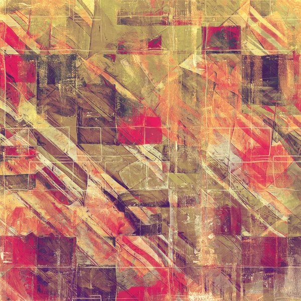 Retro achtergrond met grunge textuur. Met patronen met verschillende kleuren — Stockfoto