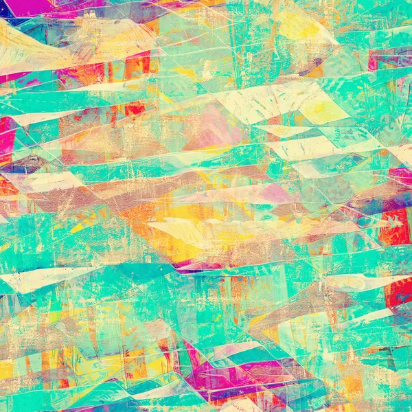Grunge textuur met decoratieve elementen en patronen met verschillende kleuren — Stockfoto