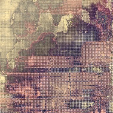 Yaşlı doku. Farklı renk desen ile