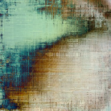 Soyut kompozisyon dokulu, vintage grunge lekeleri zemin üzerine. Farklı renk desen ile