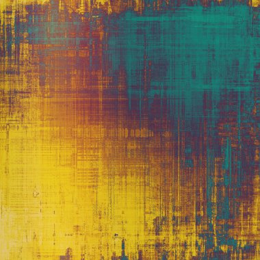 Soyut kompozisyon dokulu, vintage grunge lekeleri zemin üzerine. Farklı renk desen ile