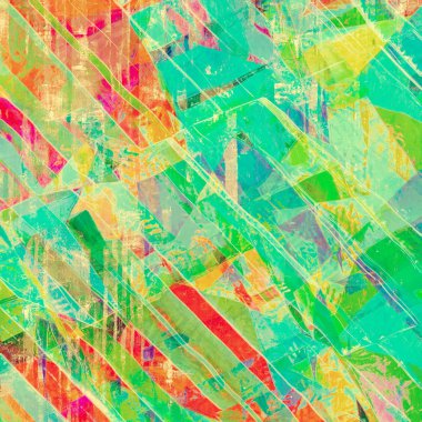 Soyut kompozisyon dokulu, vintage grunge lekeleri zemin üzerine. Farklı renk desen ile